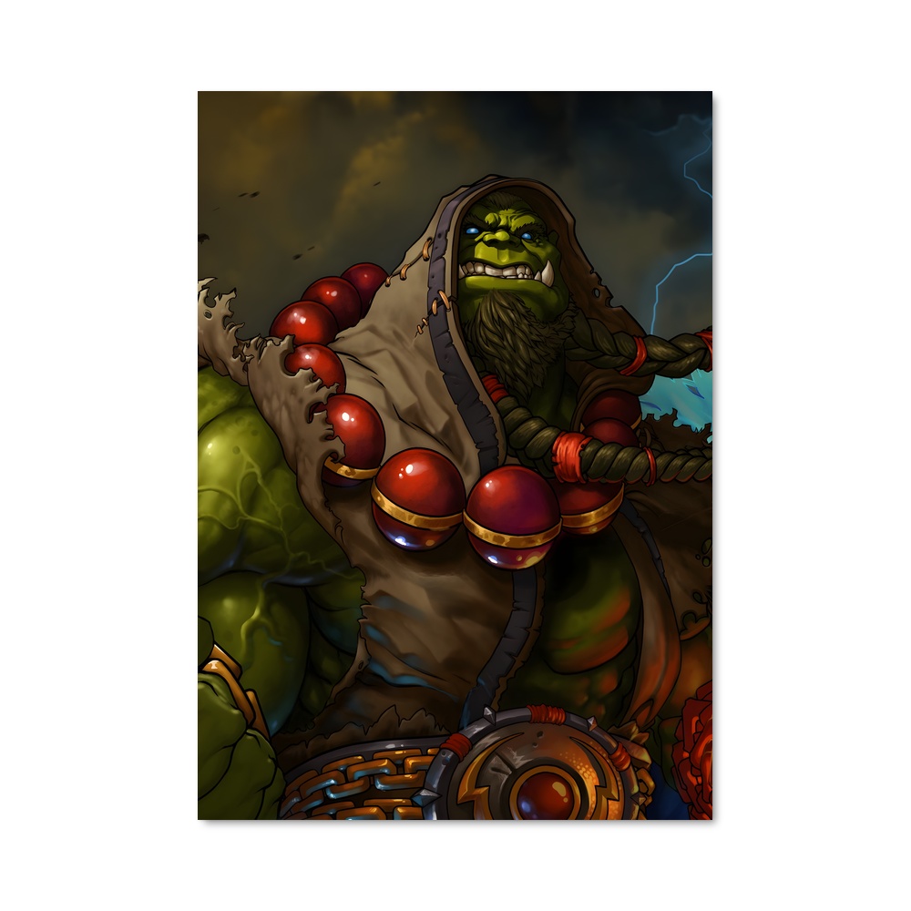 Poster Colosses en Confrontation – affiche World of Warcraft