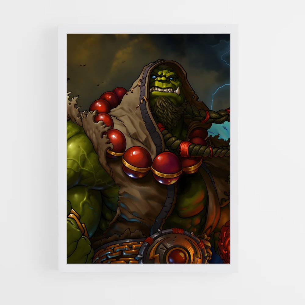 Poster Colosses en Confrontation – affiche World of Warcraft (vue 3)