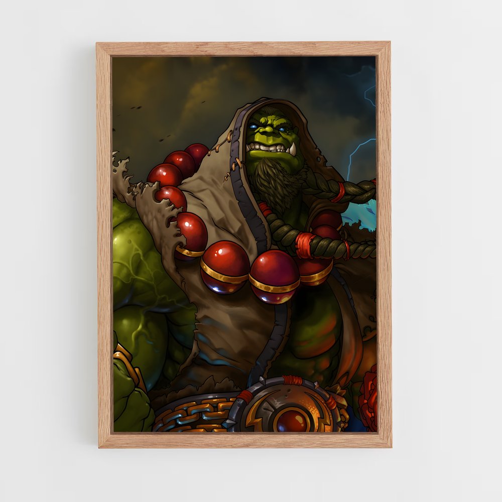 Poster Colosses en Confrontation – affiche World of Warcraft (vue 4)
