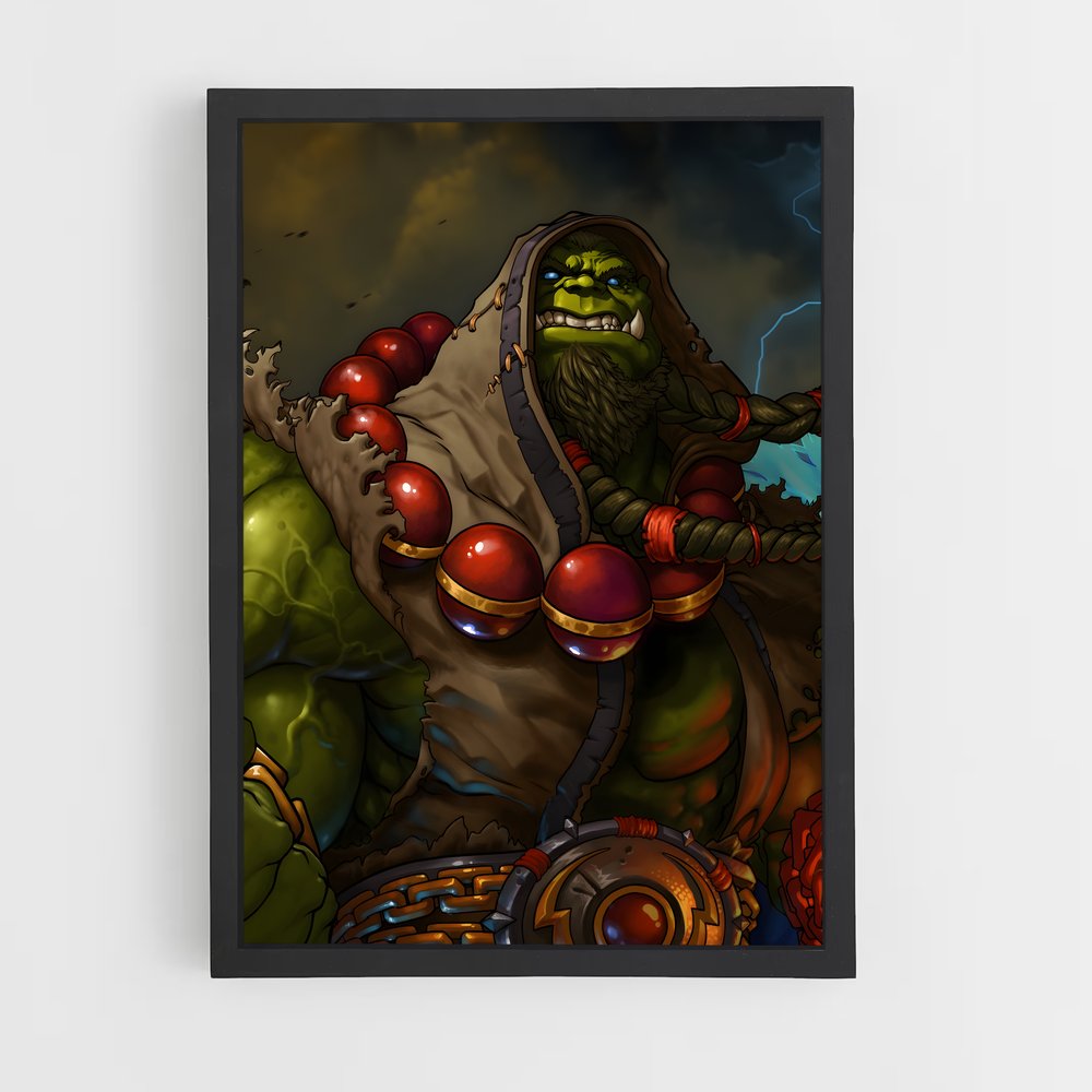 Poster Colosses en Confrontation – affiche World of Warcraft (vue 2)