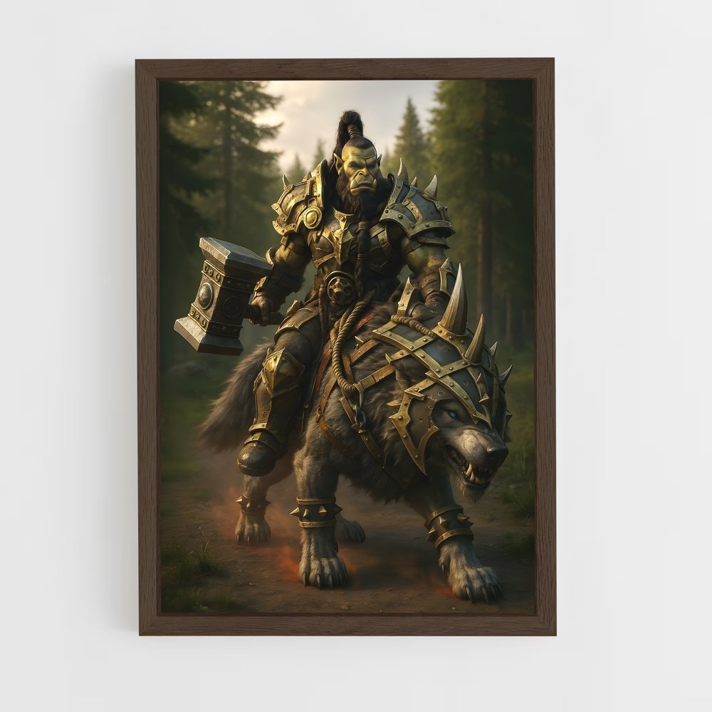 Poster Le Chevalier Épique – affiche World of Warcraft (vue 5)