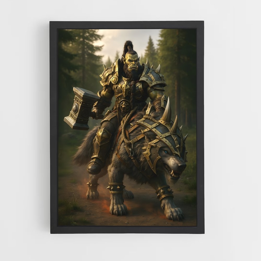 Poster Le Chevalier Épique – affiche World of Warcraft (vue 2)