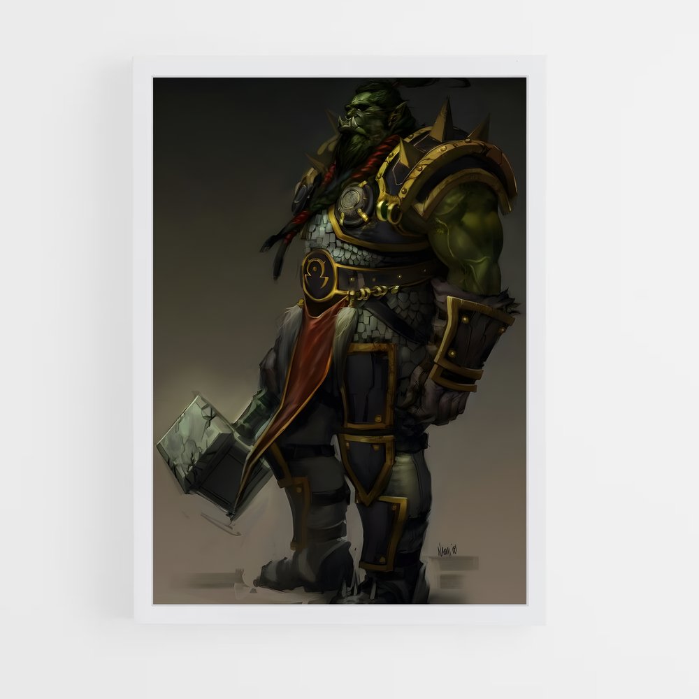 Poster Le Gardien des Enfers – affiche World of Warcraft (vue 3)