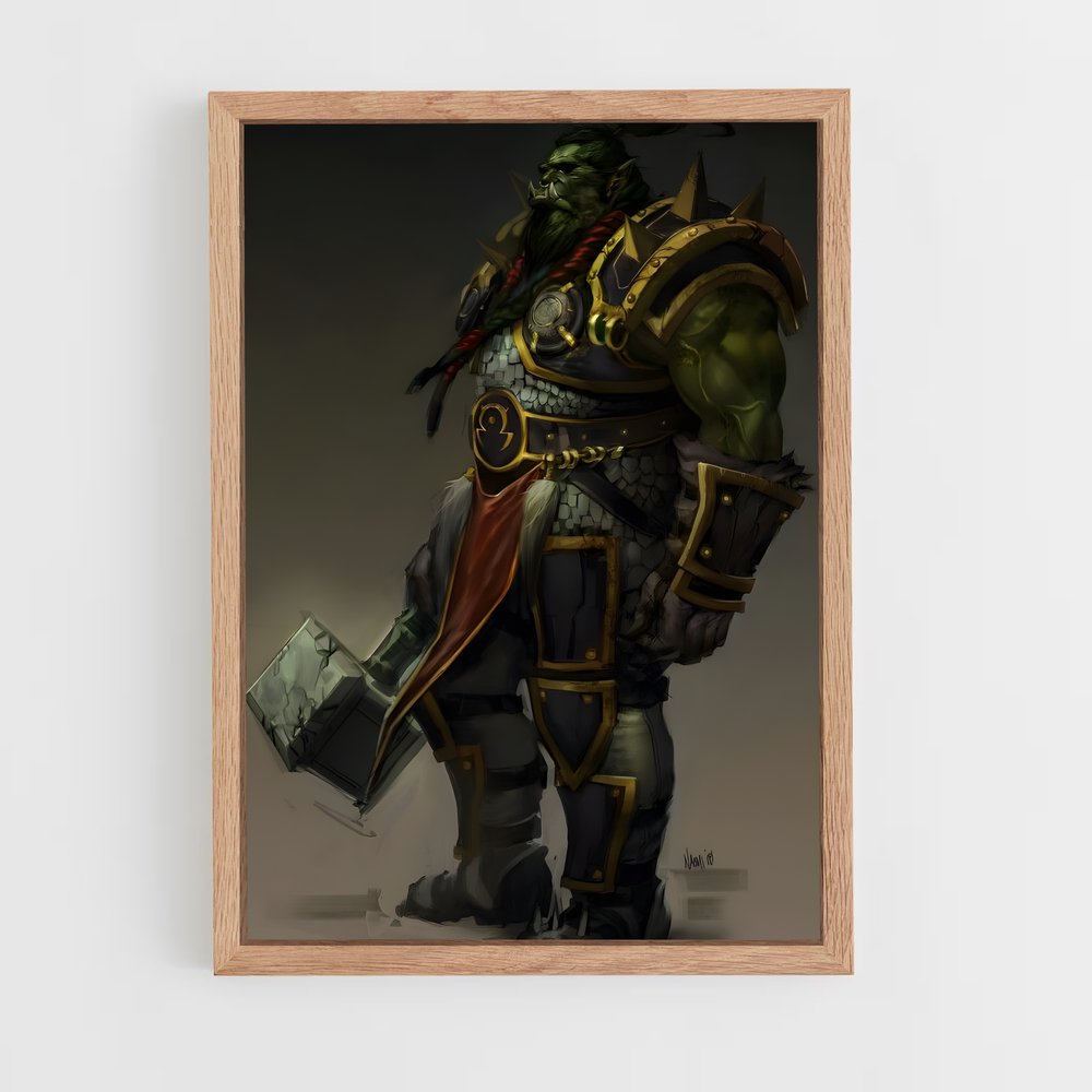 Poster Le Gardien des Enfers – affiche World of Warcraft (vue 4)