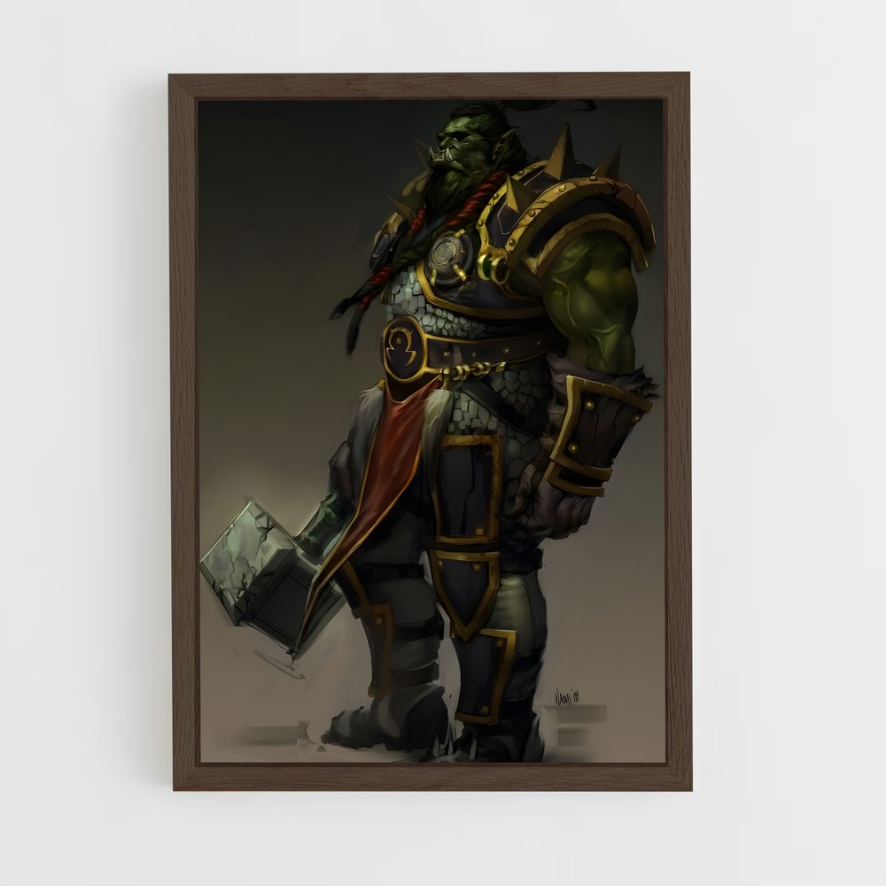 Poster Le Gardien des Enfers – affiche World of Warcraft (vue 5)