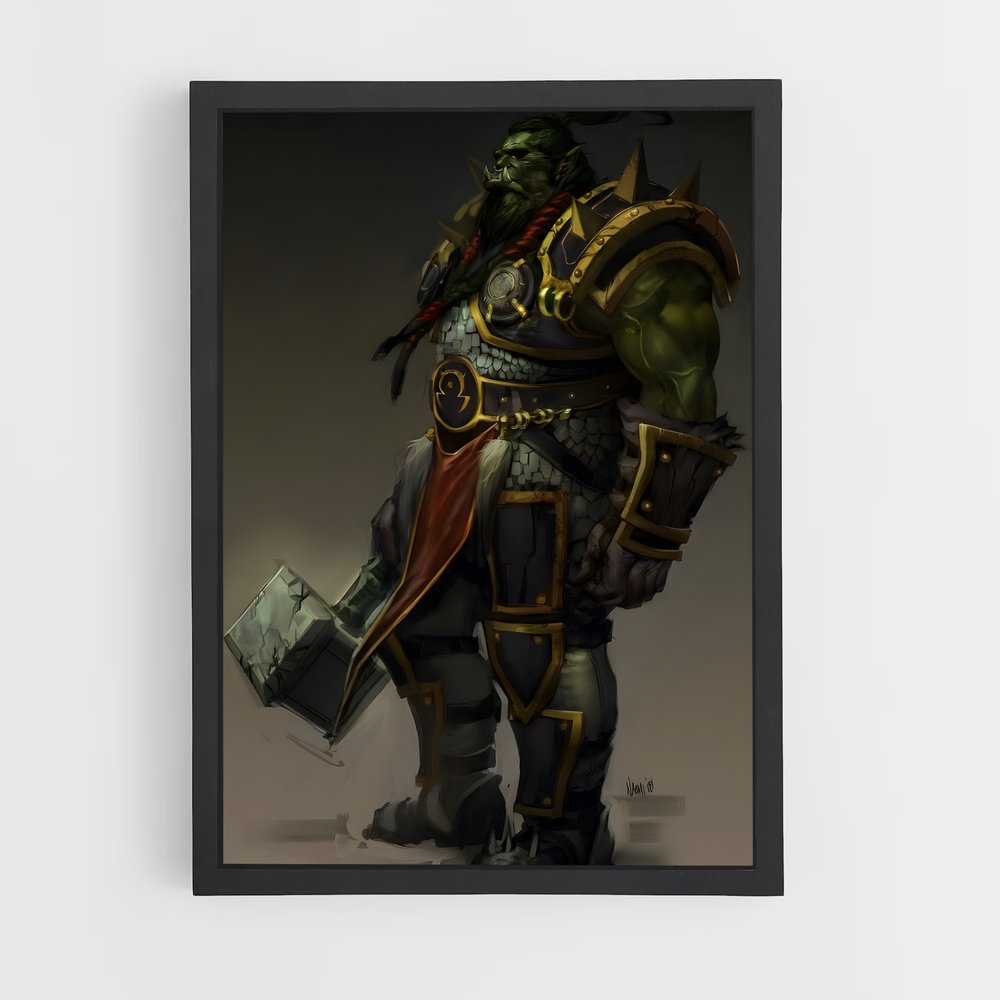 Poster Le Gardien des Enfers – affiche World of Warcraft (vue 2)