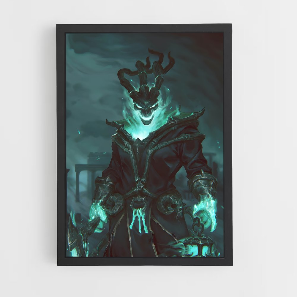 Poster L'Éclat de l'Ombre – affiche League Of Legends (vue 2)