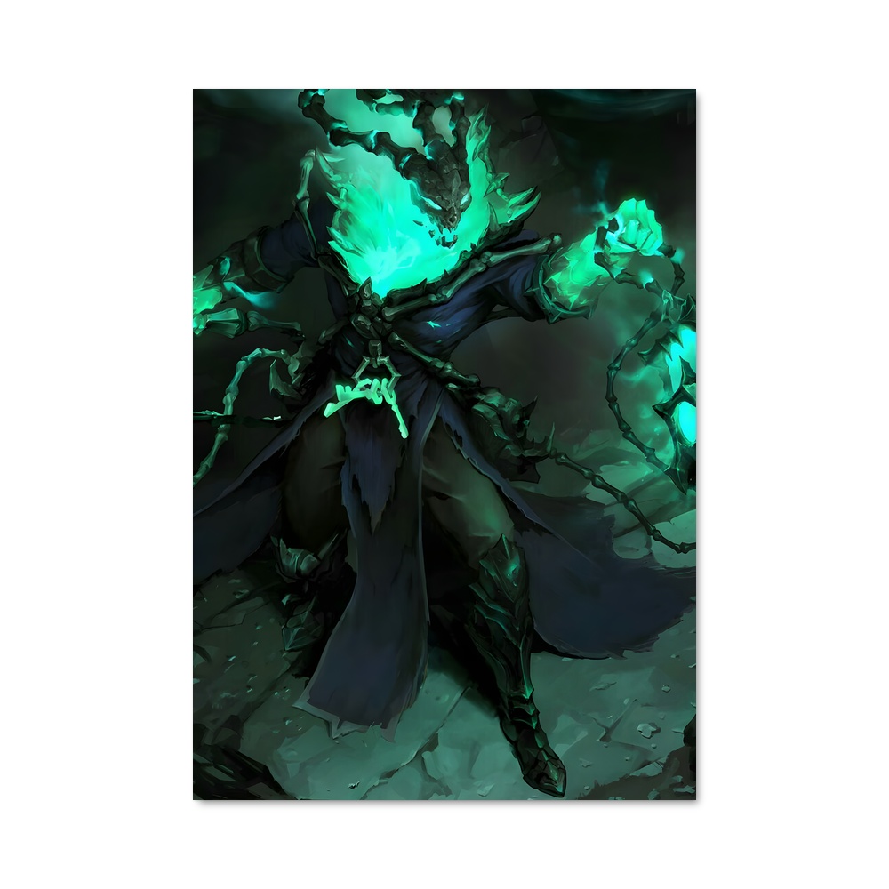 Poster L'Ombre Éclatante – affiche League Of Legends