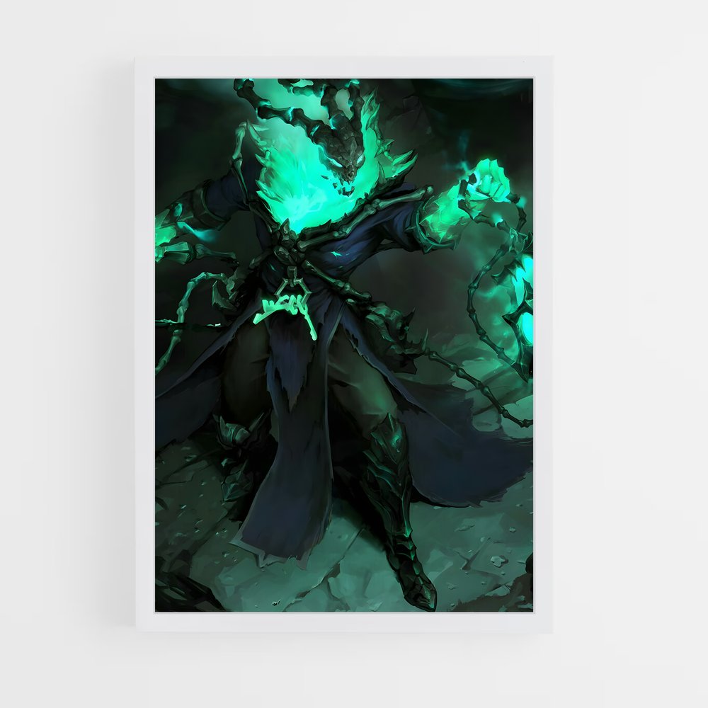 Poster L'Ombre Éclatante – affiche League Of Legends (vue 3)