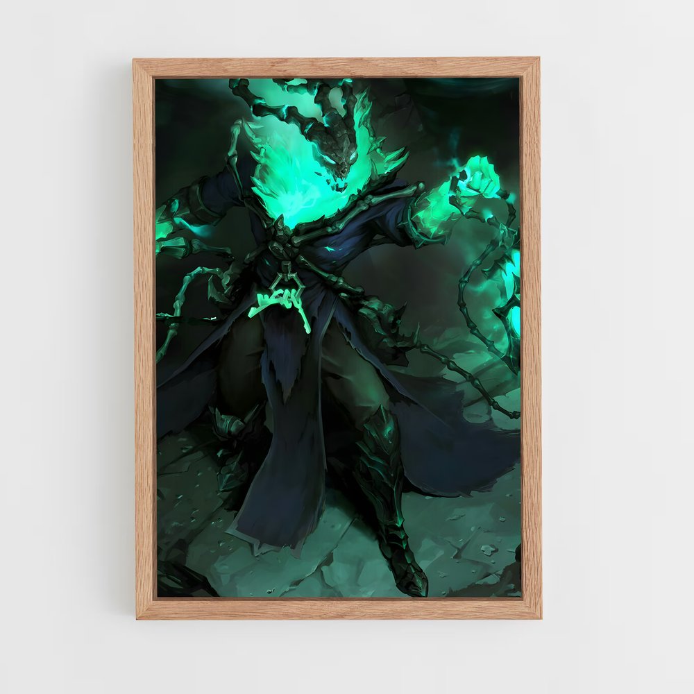 Poster L'Ombre Éclatante – affiche League Of Legends (vue 4)