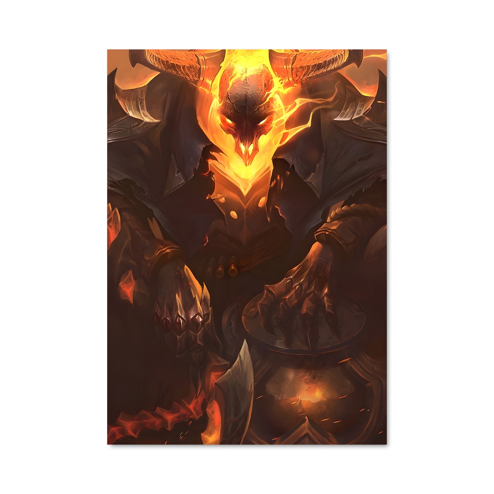 Poster Infernal Wings – affiche League Of Legends