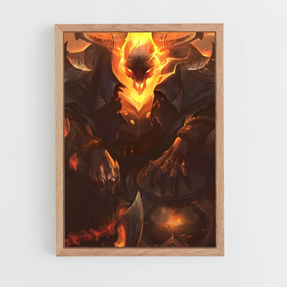 Poster Infernal Wings – affiche League Of Legends (vue 4)