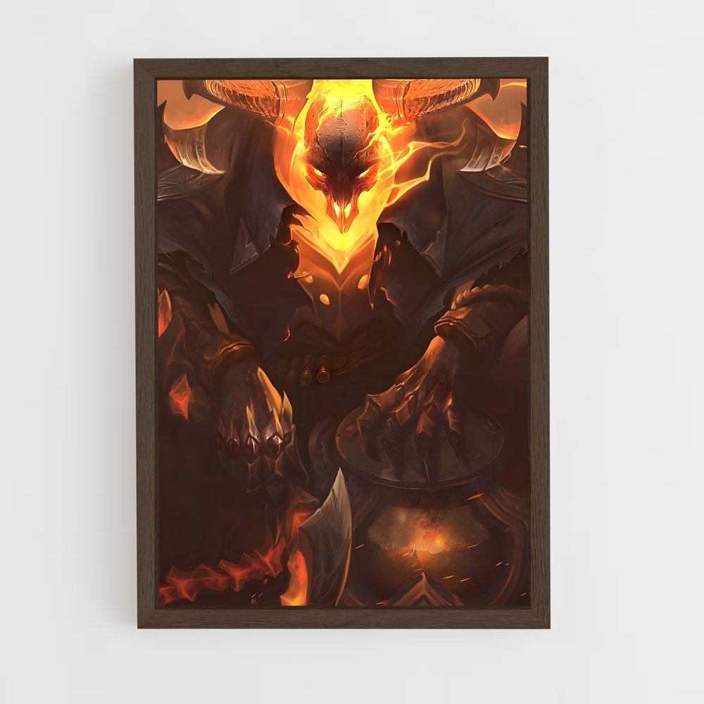 Poster Infernal Wings – affiche League Of Legends (vue 5)