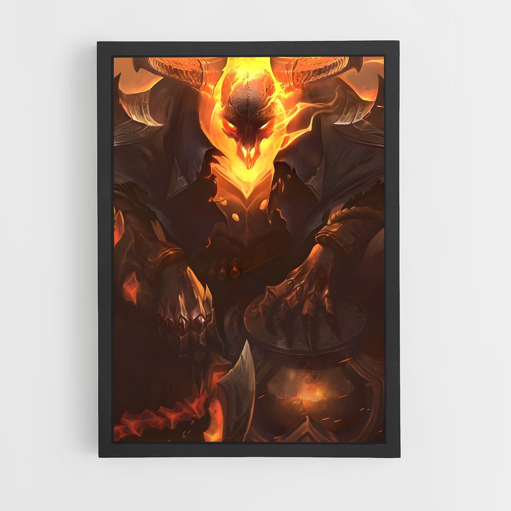 Poster Infernal Wings – affiche League Of Legends (vue 2)