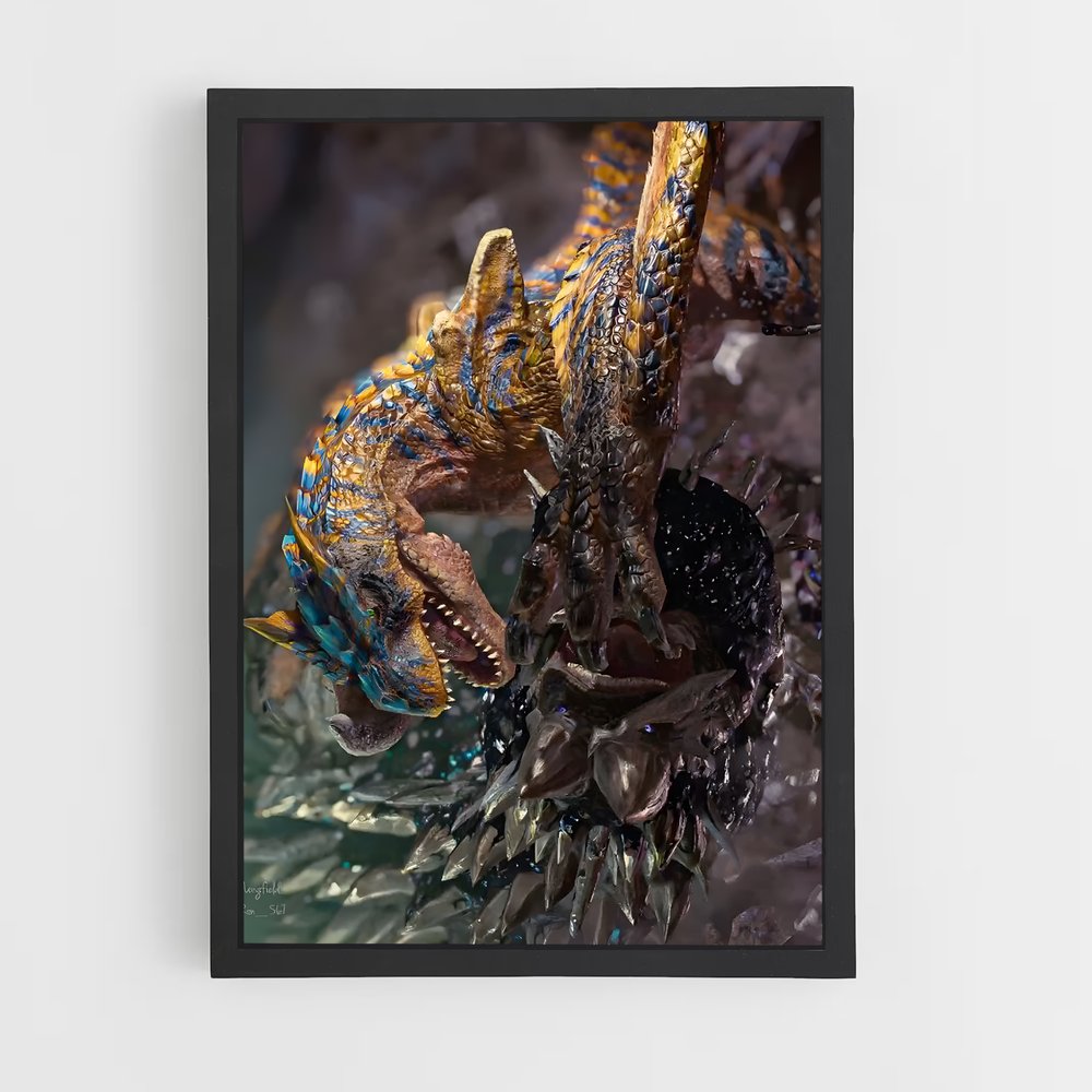 Poster Draconique Éveil – affiche Monster Hunter (vue 2)