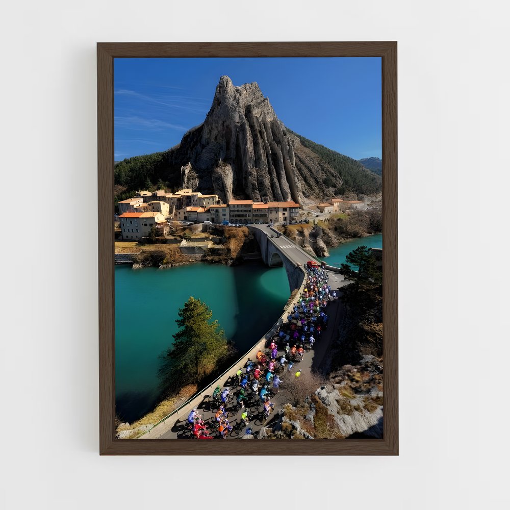 Poster Descente Vertigineuse – affiche Cyclisme (vue 5)