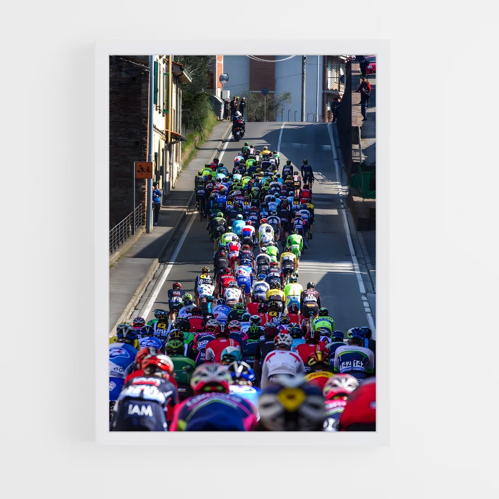 Poster Cyclistes en Folie – affiche Cyclisme (vue 3)