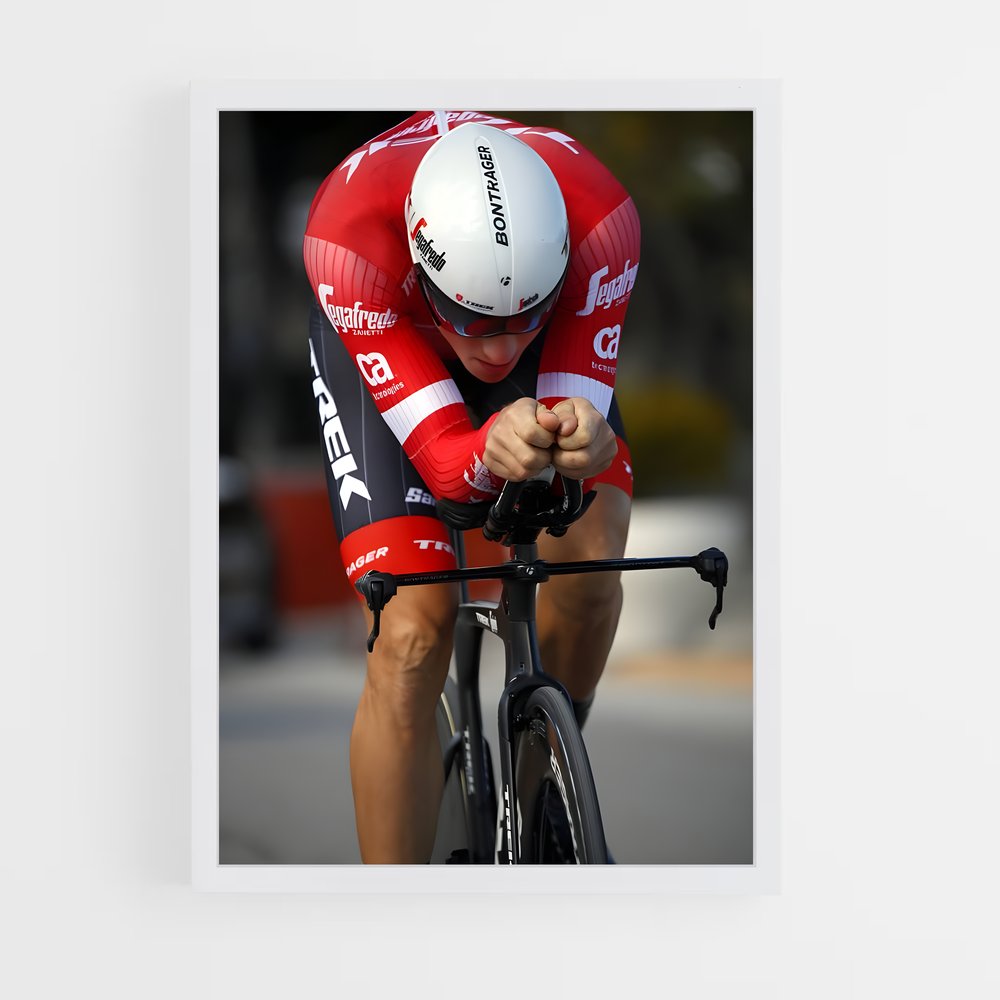 Poster L'Échappée Rouge – affiche Cyclisme (vue 3)