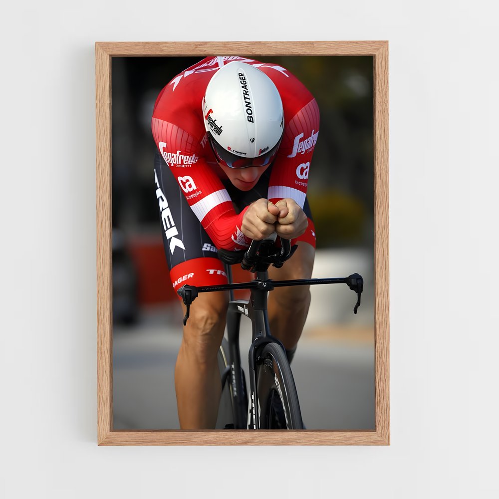Poster L'Échappée Rouge – affiche Cyclisme (vue 4)