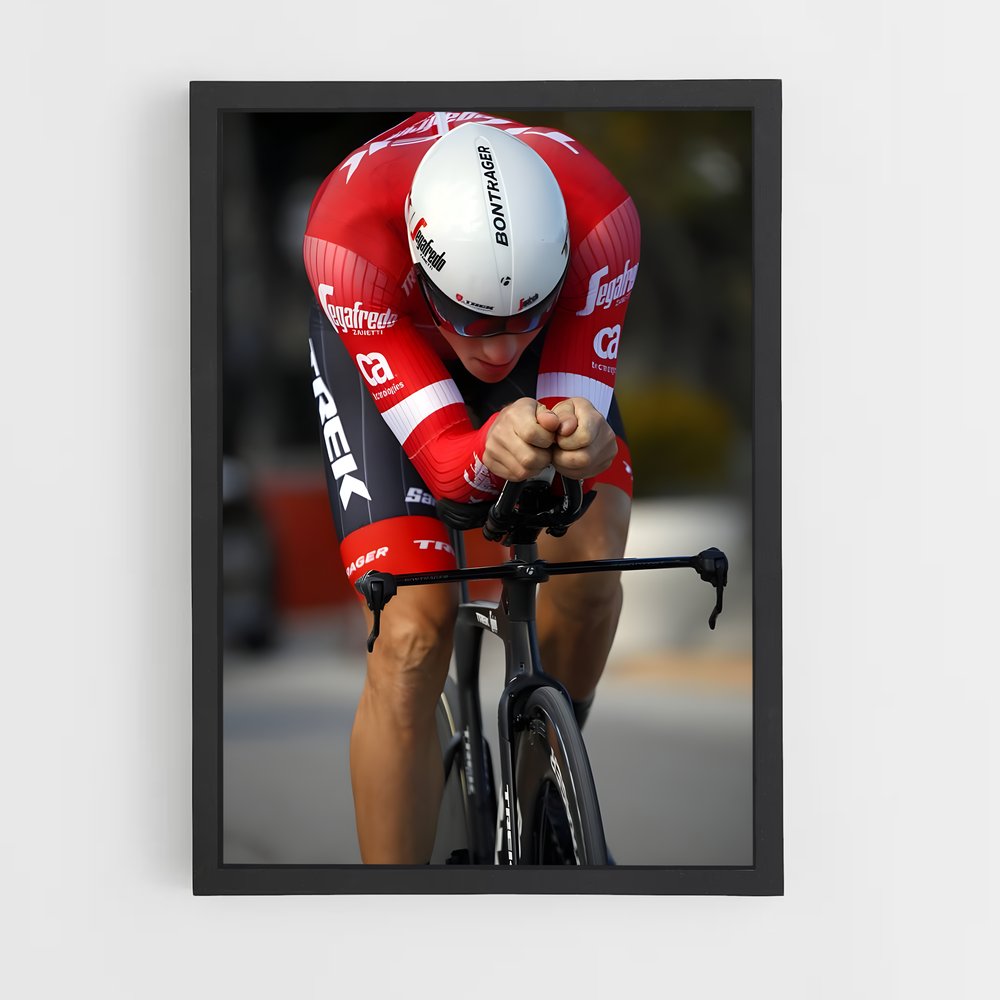 Poster L'Échappée Rouge – affiche Cyclisme (vue 2)