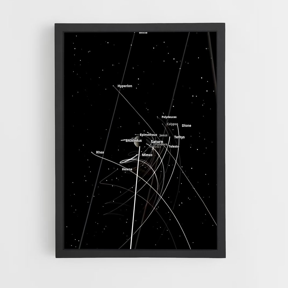 Poster La Comète Éternelle – affiche Système solaire (vue 2)
