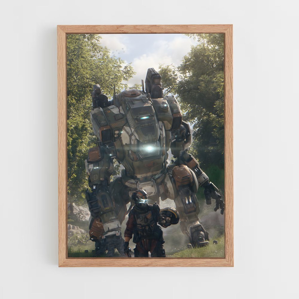 Poster Titan des Cieux – affiche Titanfall (vue 4)
