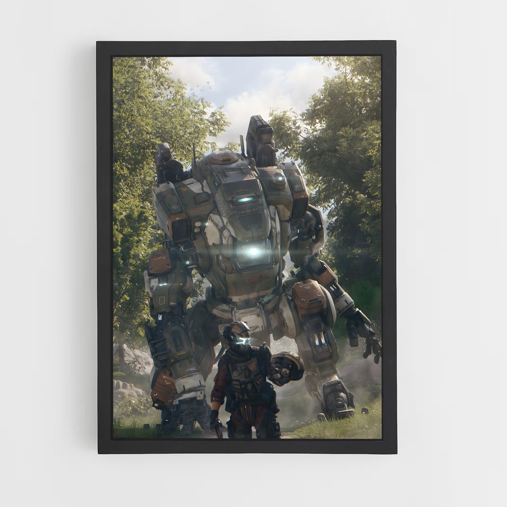 Poster Titan des Cieux – affiche Titanfall (vue 2)