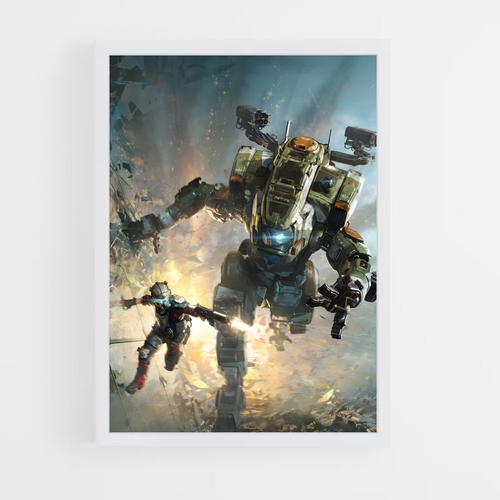 Poster Titan Showdown – affiche Titanfall (vue 3)