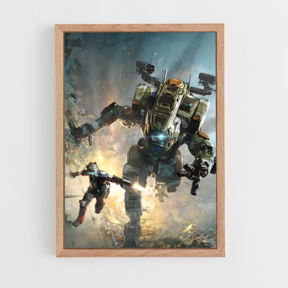 Poster Titan Showdown – affiche Titanfall (vue 4)