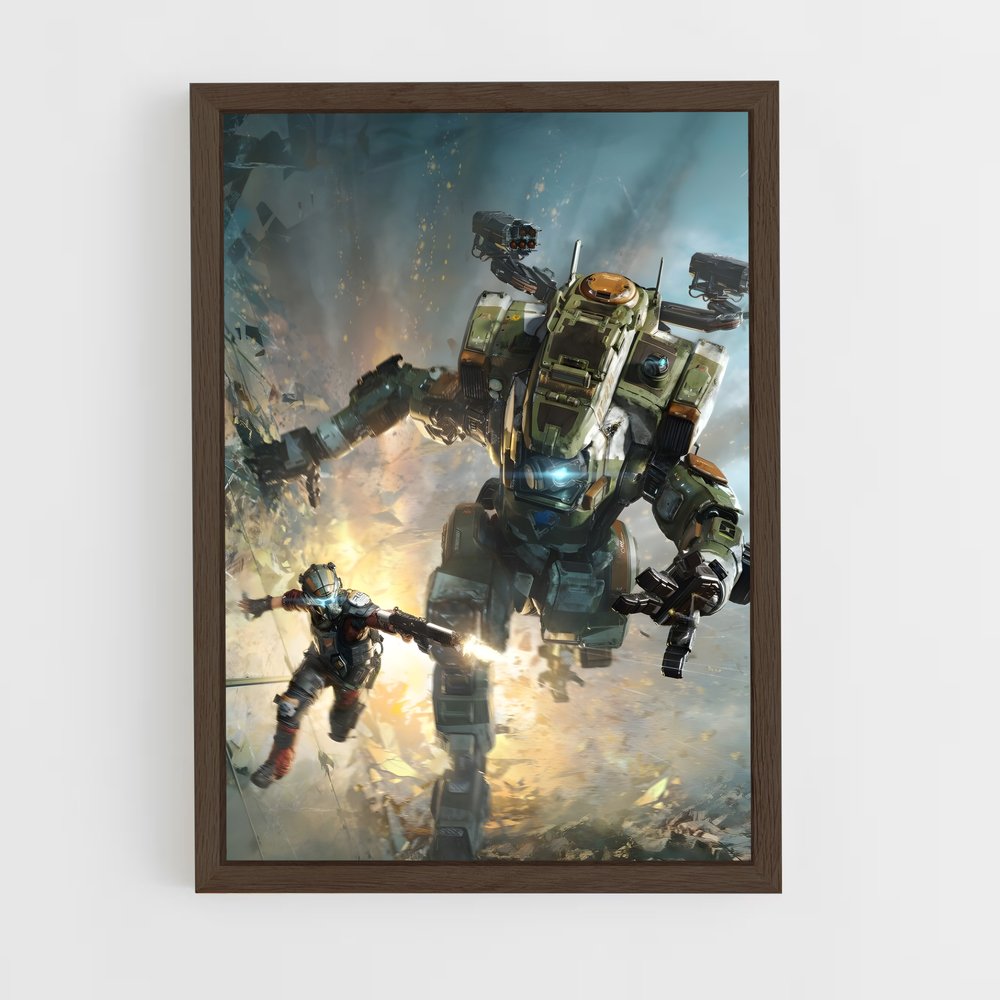 Poster Titan Showdown – affiche Titanfall (vue 5)
