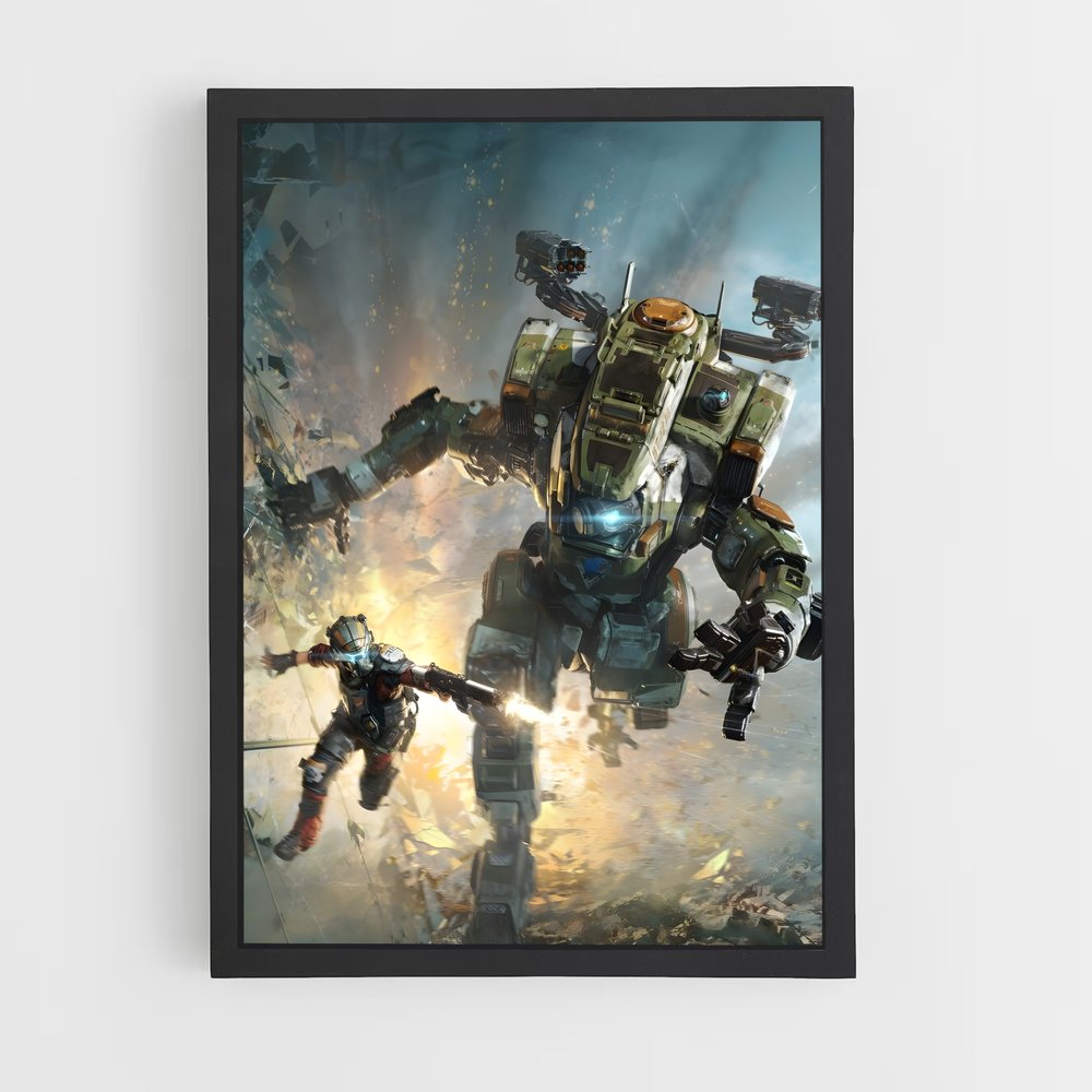 Poster Titan Showdown – affiche Titanfall (vue 2)