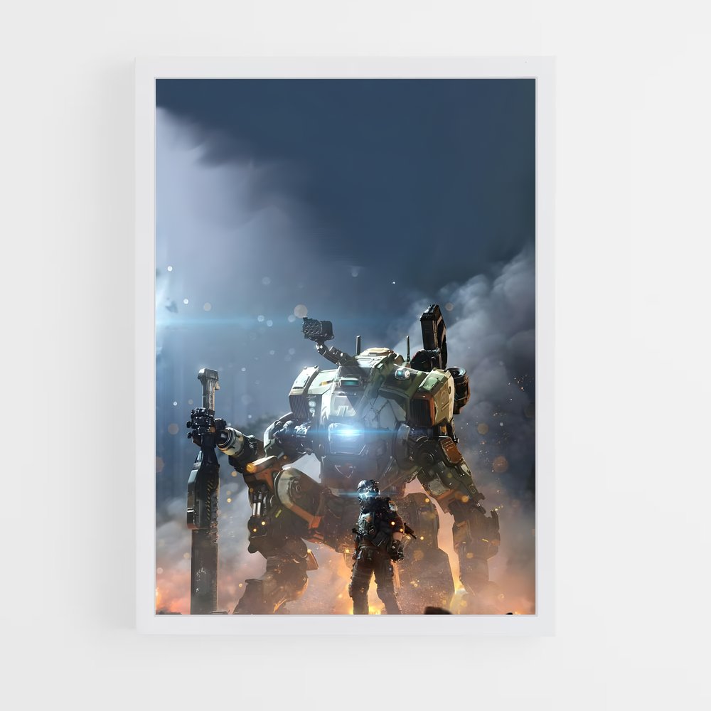 Poster Titan au Cœur de la Ville – affiche Titanfall (vue 3)
