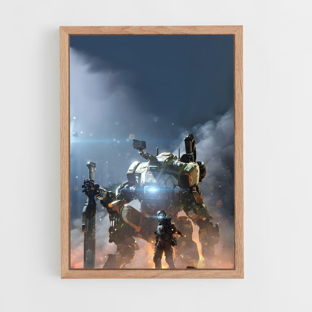 Poster Titan au Cœur de la Ville – affiche Titanfall (vue 4)