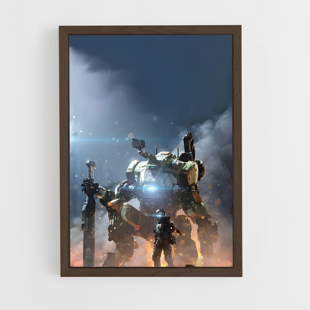 Poster Titan au Cœur de la Ville – affiche Titanfall (vue 5)