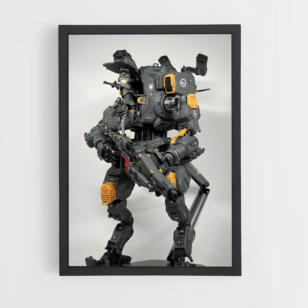 Poster Mecha Fury – affiche Titanfall (vue 2)