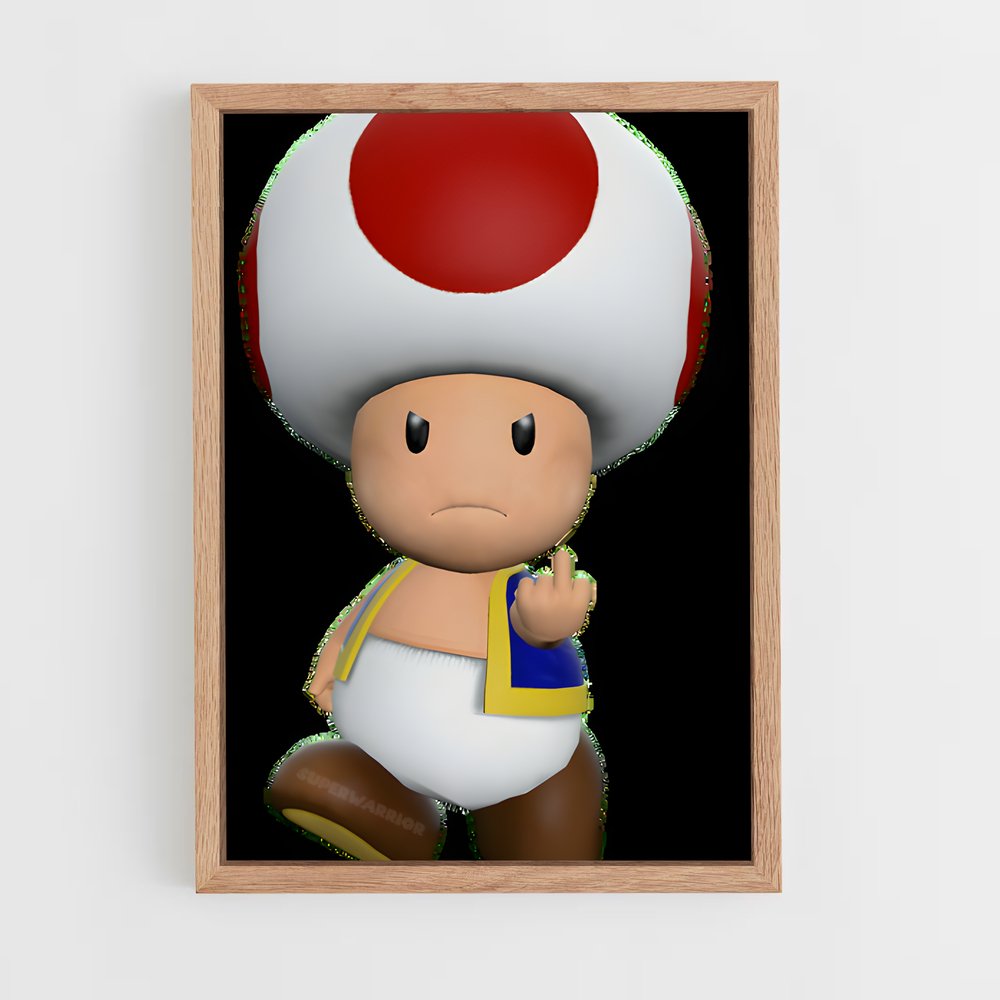 Poster Mushroom Adventure – affiche Mario (vue 4)