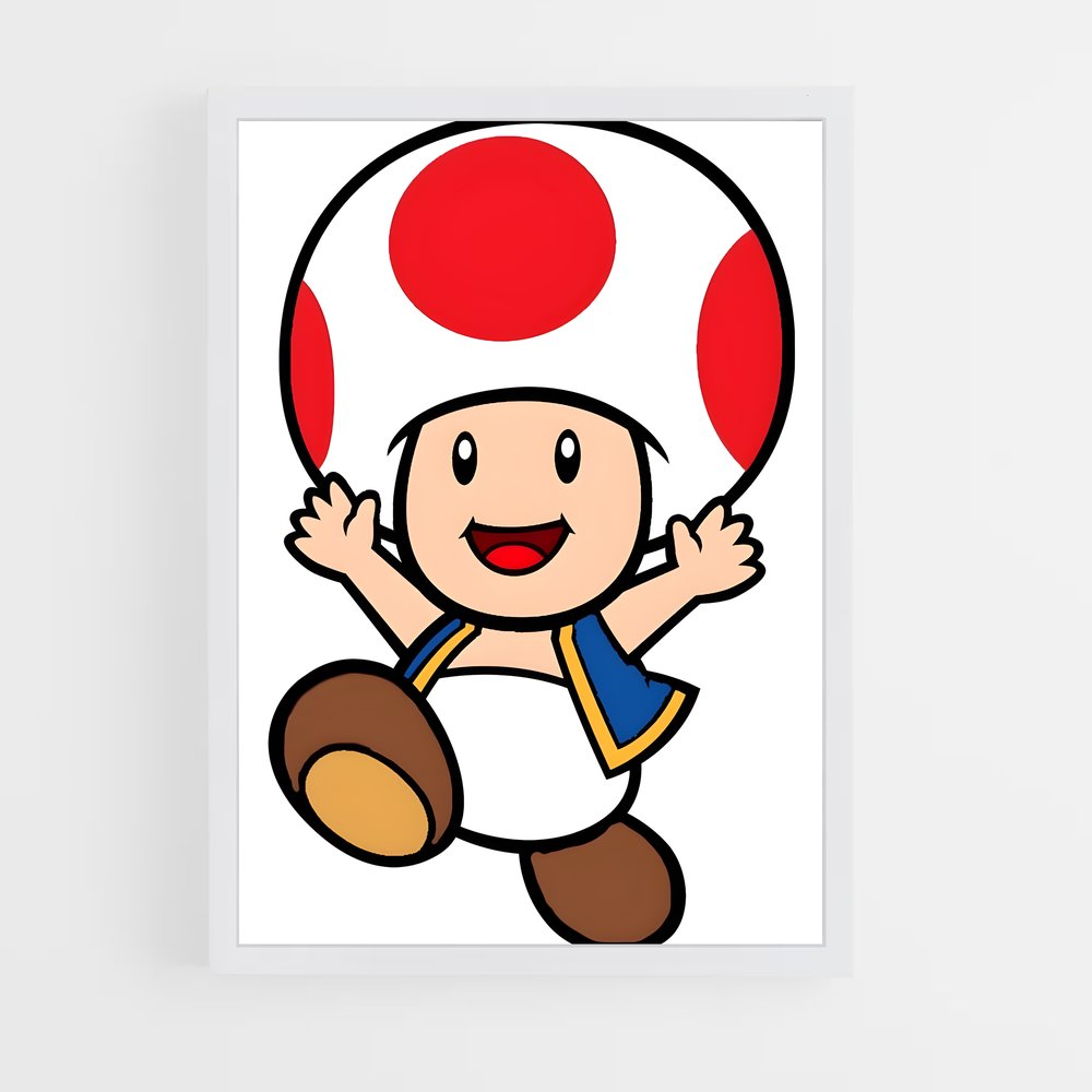 Poster Champi Mystique – affiche Mario (vue 3)