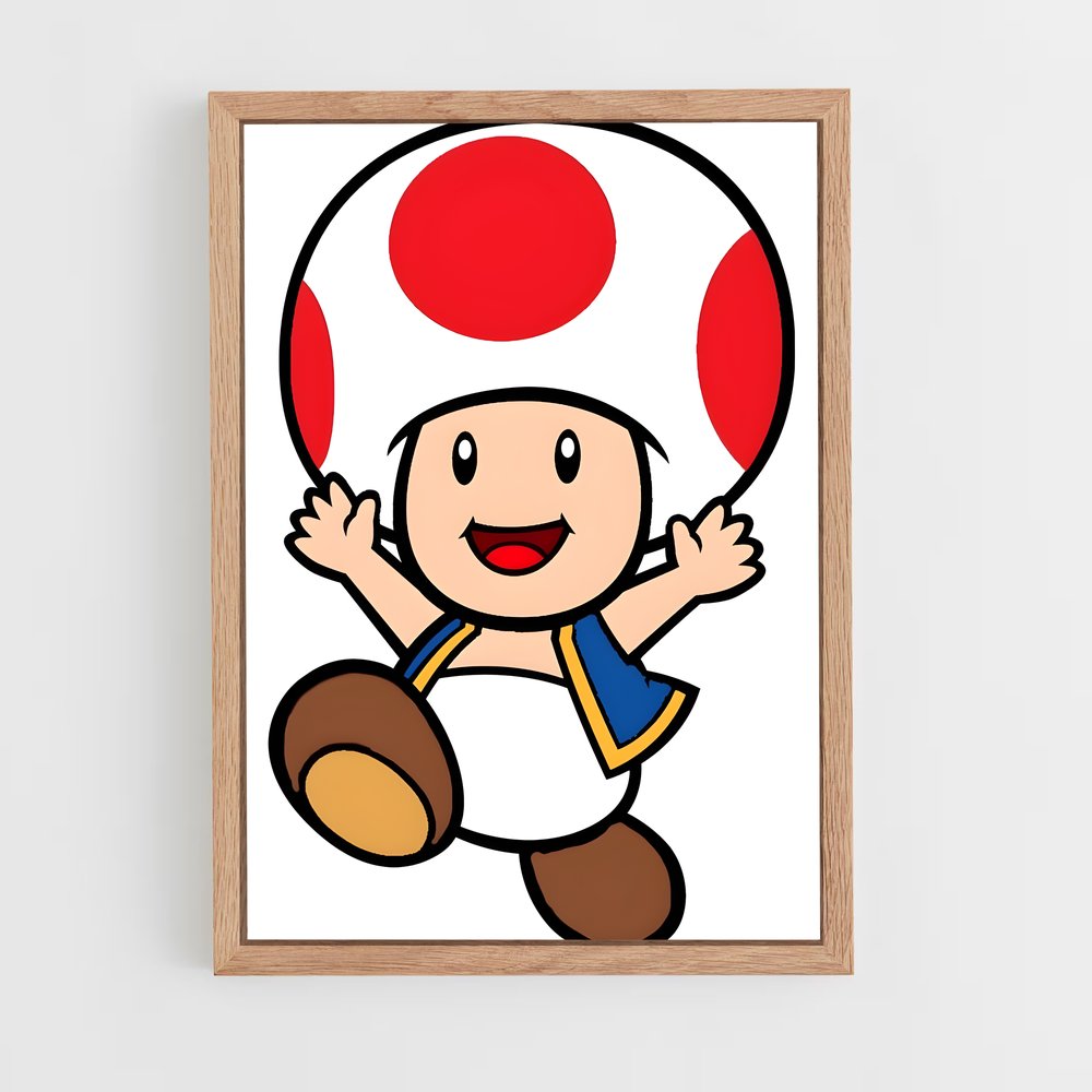 Poster Champi Mystique – affiche Mario (vue 4)