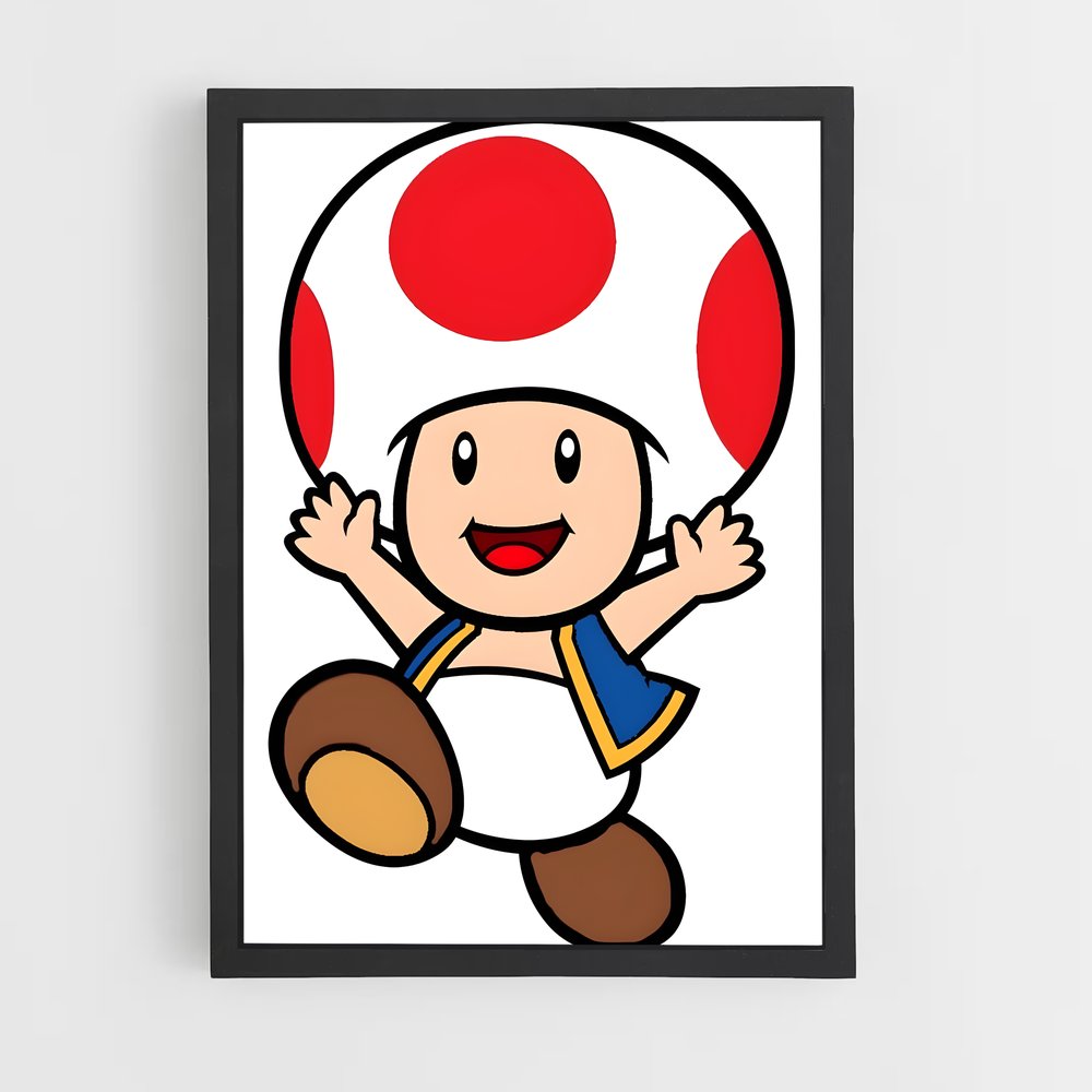 Poster Champi Mystique – affiche Mario (vue 2)