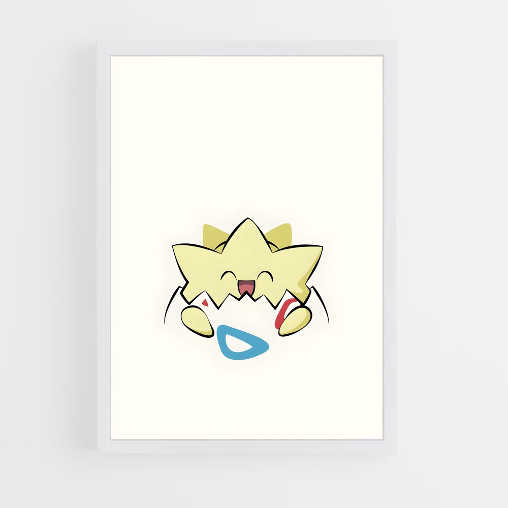 Poster Togepi Éclatant – affiche Pokemon (vue 3)