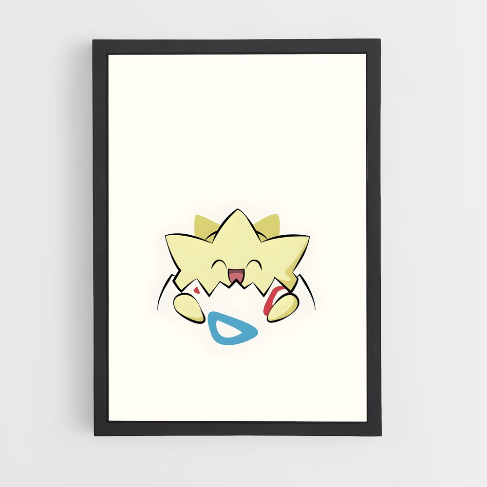 Poster Togepi Éclatant – affiche Pokemon (vue 2)