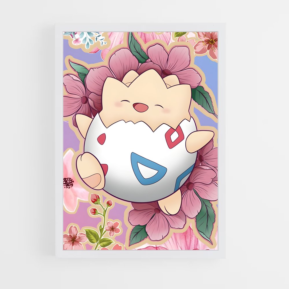 Poster Togepi Delight – affiche Pokemon (vue 3)