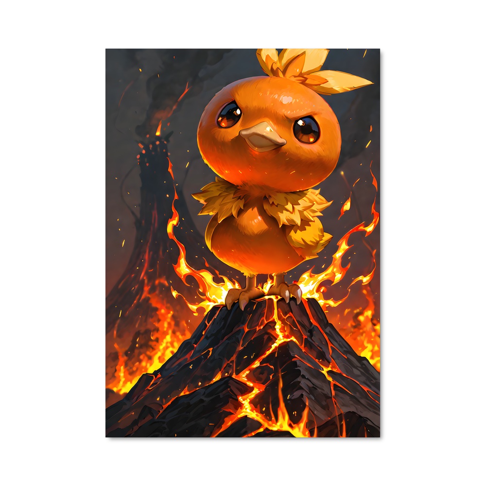 Poster Torchic Mignonnerie – affiche Pokemon