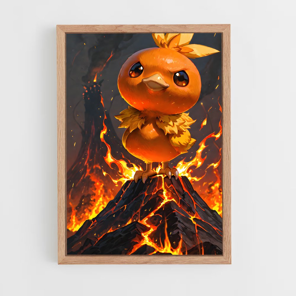 Poster Torchic Mignonnerie – affiche Pokemon (vue 4)