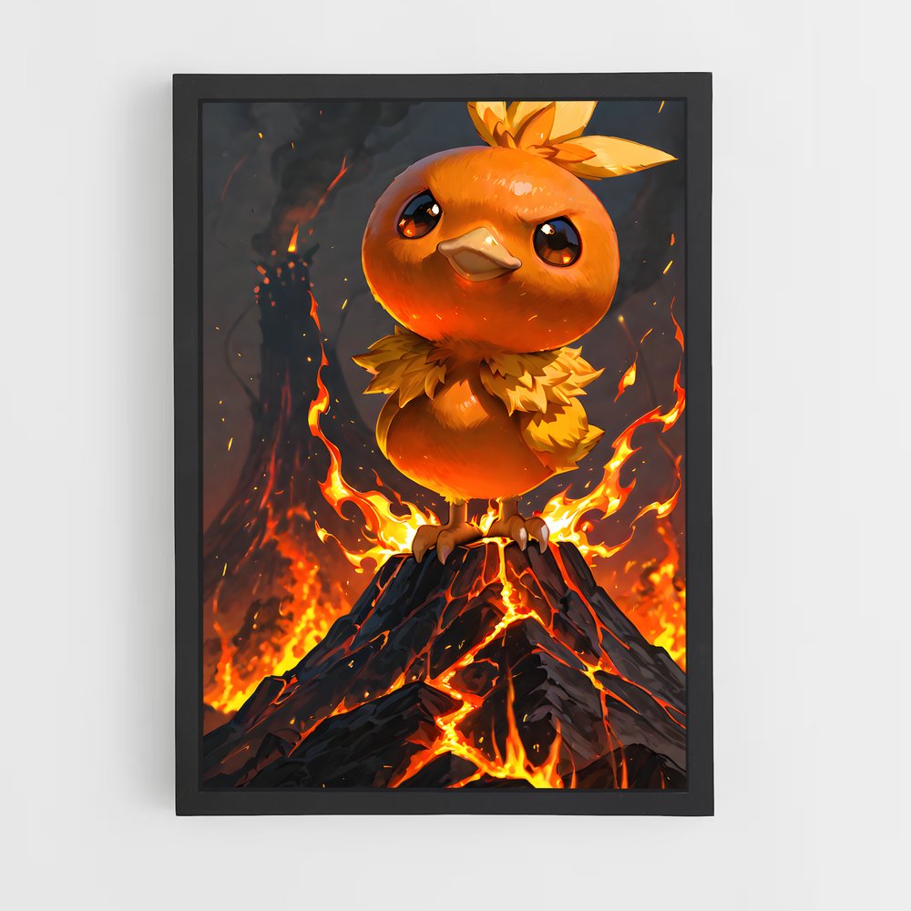 Poster Torchic Mignonnerie – affiche Pokemon (vue 2)
