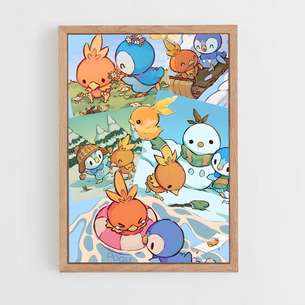 Poster Torchic Fever – affiche Pokemon (vue 4)