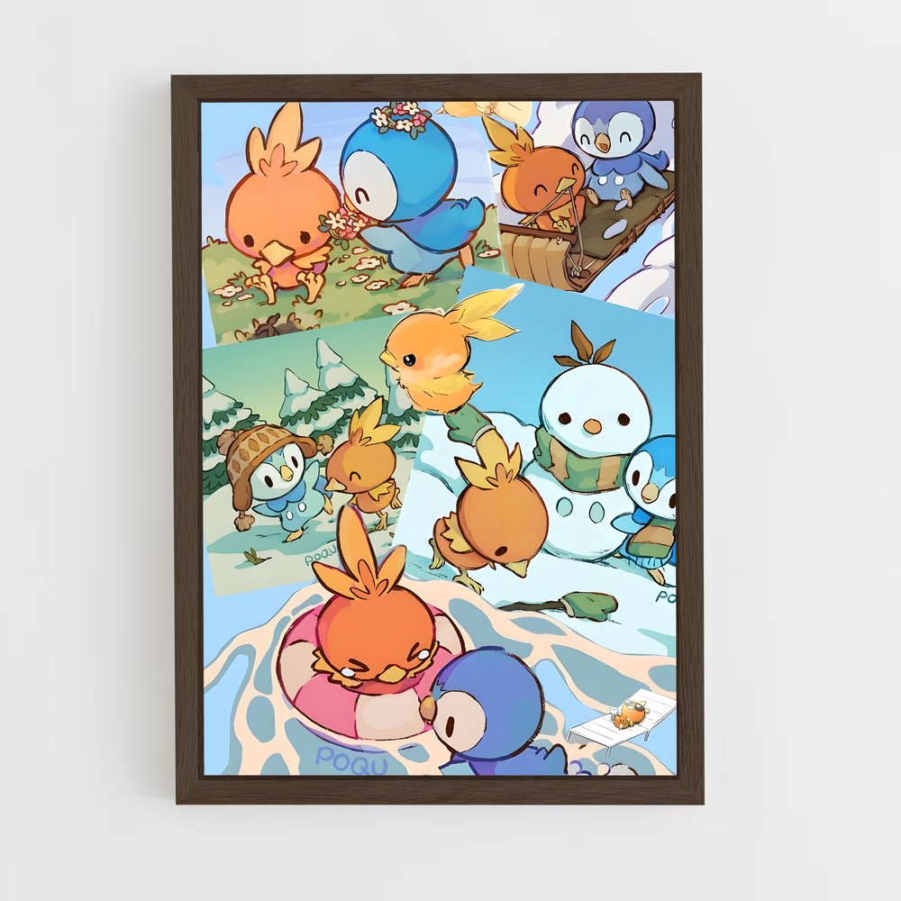 Poster Torchic Fever – affiche Pokemon (vue 5)