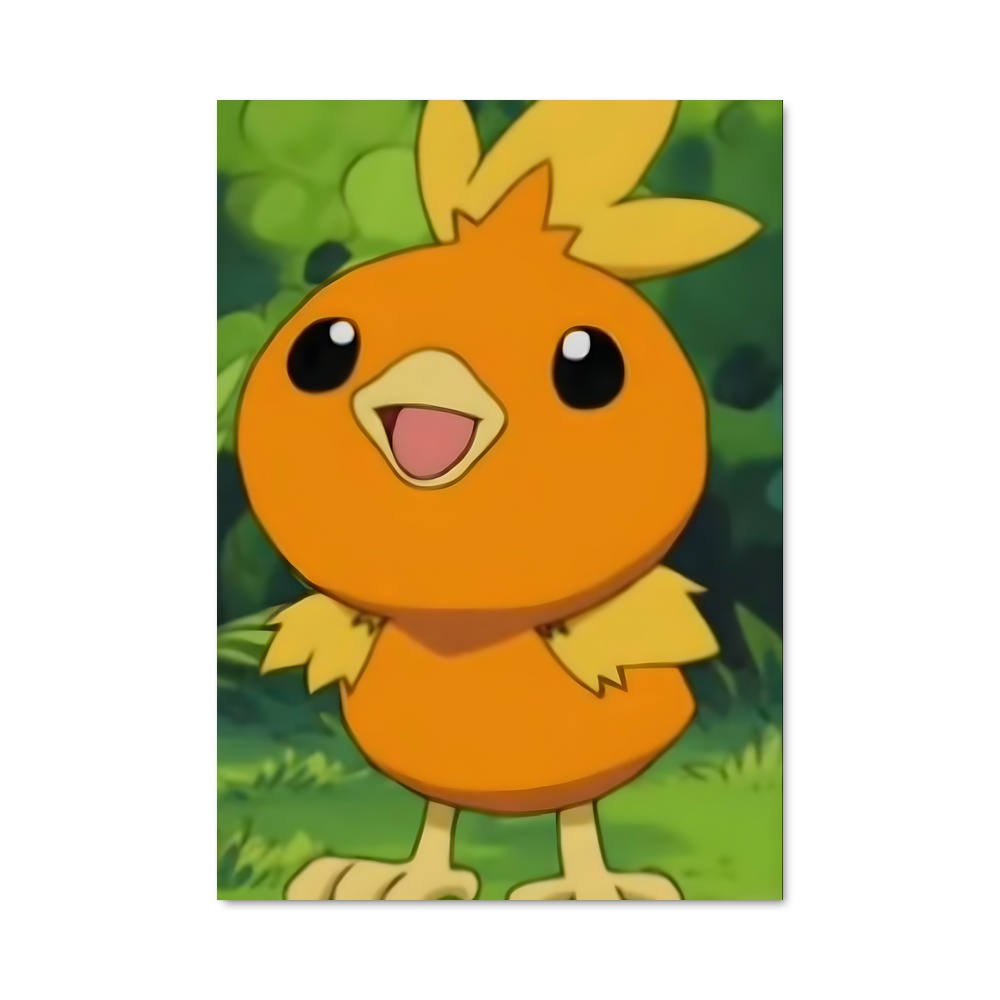 Poster Flamme de Torchic – affiche Pokemon