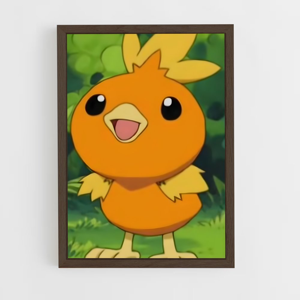 Poster Flamme de Torchic – affiche Pokemon (vue 5)