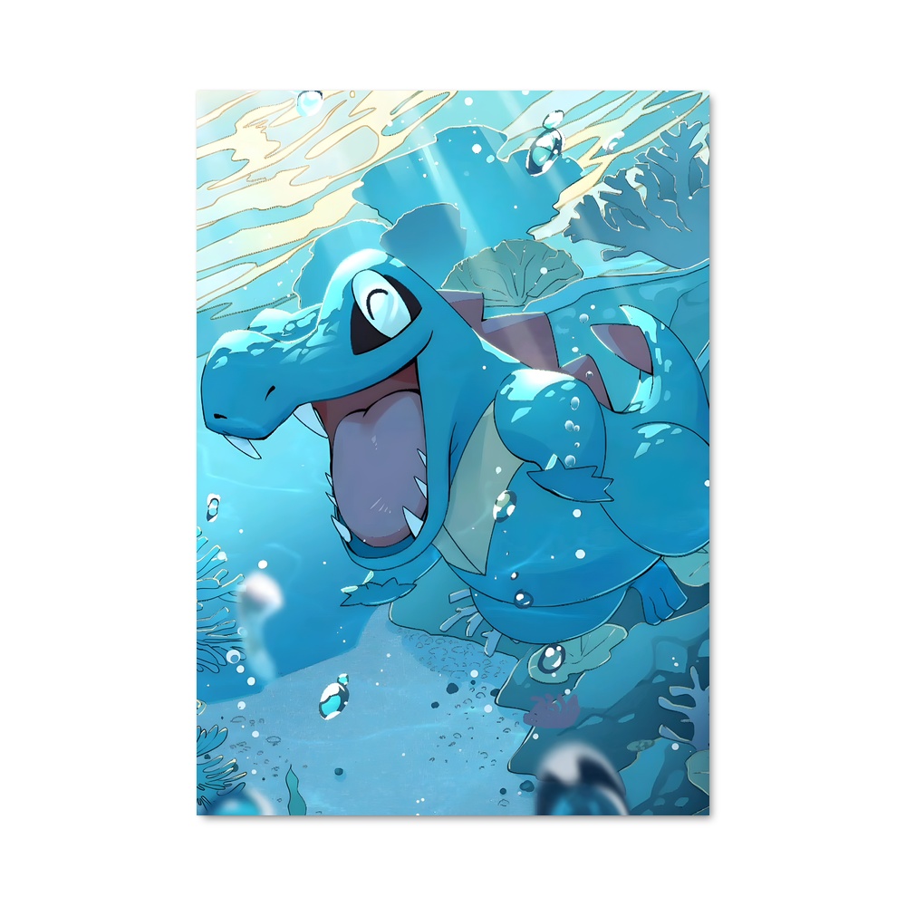 Poster Sourire Aquatique – affiche Pokemon